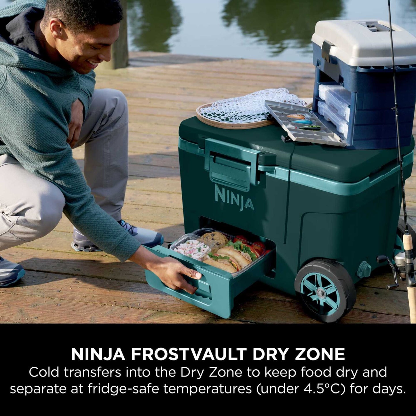 Ninja FrostVault 45QT Wheeled Cooler with Dry Zone – Park Punch