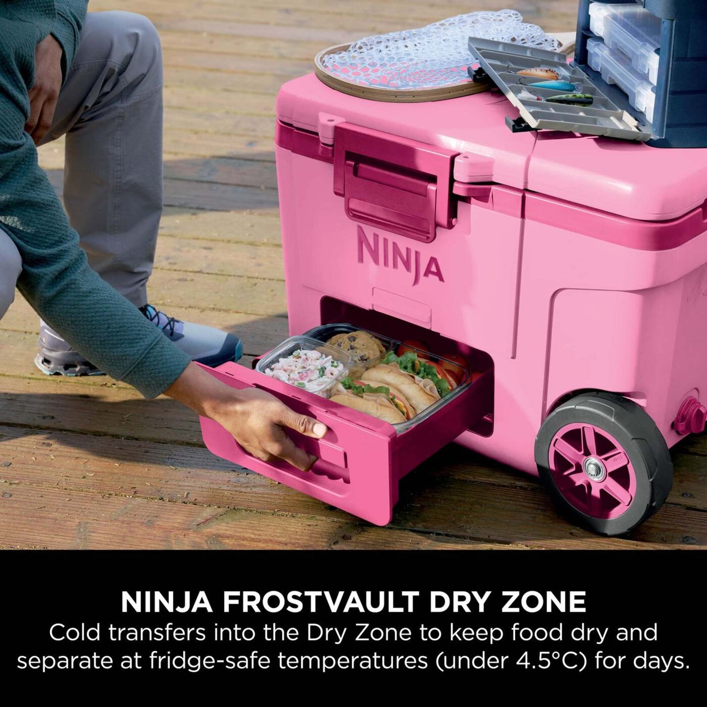 Ninja FrostVault 45QT Wheeled Cooler with Dry Zone – Park Punch