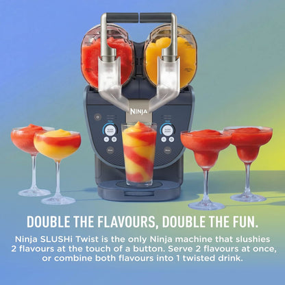 Ninja SLUSHi Twist Frozen Drink Maker - Blue