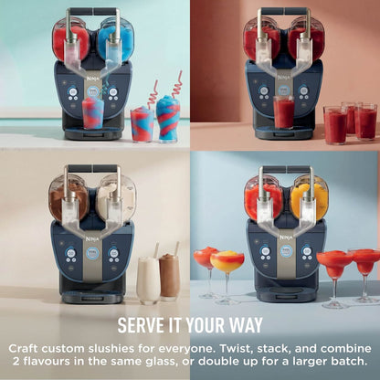 Ninja SLUSHi Twist Frozen Drink Maker - Blue