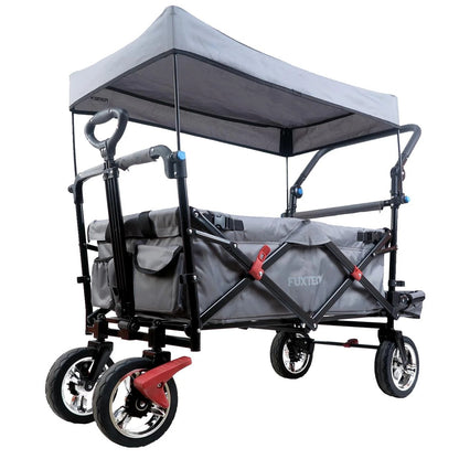 FUXTEC FX-CTB800 Beach Handcart with Sun Canopy & Push Handle