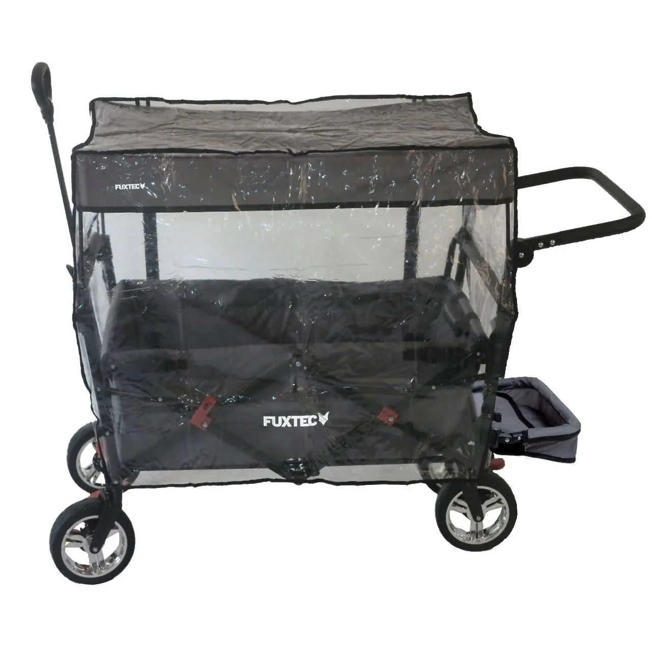 FUXTEC FX-CTB800 Beach Handcart with Sun Canopy & Push Handle