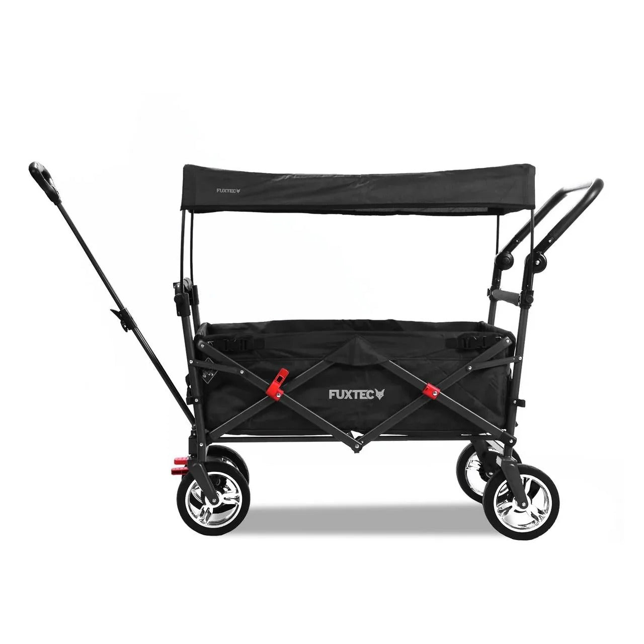 FUXTEC FX-CTB800 Beach Handcart with Sun Canopy & Push Handle
