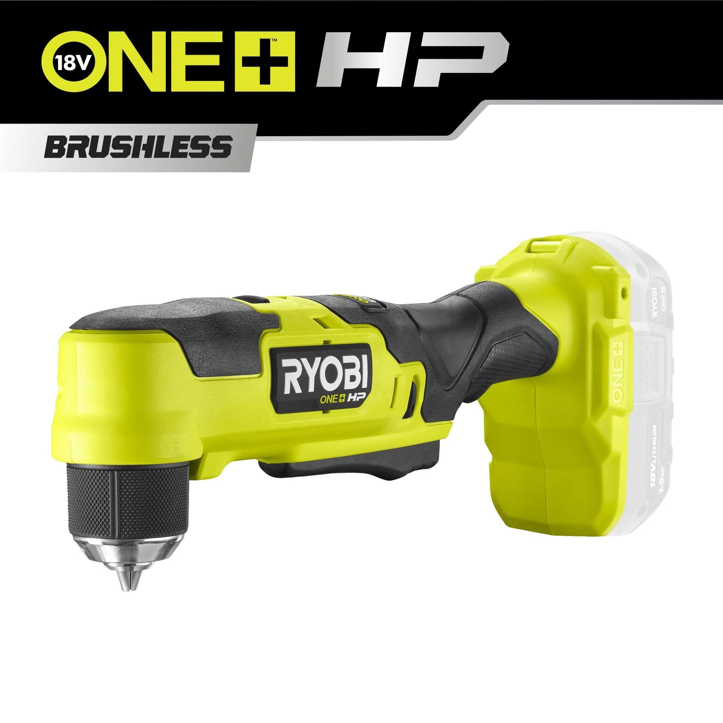RYOBI 18V ONE+ HP Compact Brushless Angle Drill – Bare Tool