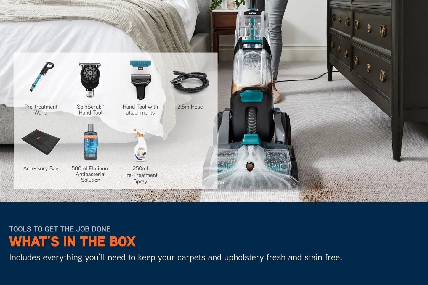 VAX Platinum SmartWash Pet Carpet Cleaner