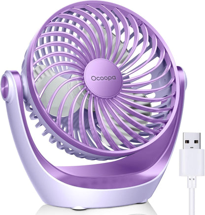 OCOOPA USB Desk Fan with Adjustable Speed and 360° Rotation