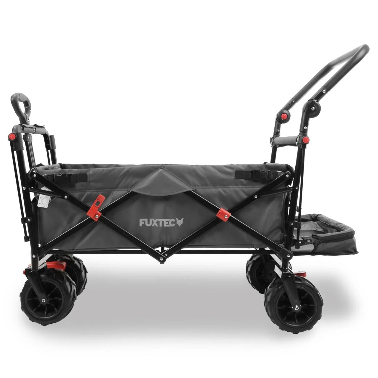 FUXTEC FX-CTB800 Beach Handcart with Sun Canopy & Push Handle