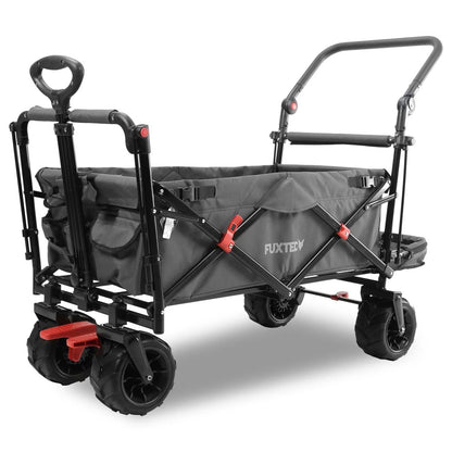 FUXTEC FX-CTB800 Beach Handcart with Sun Canopy & Push Handle